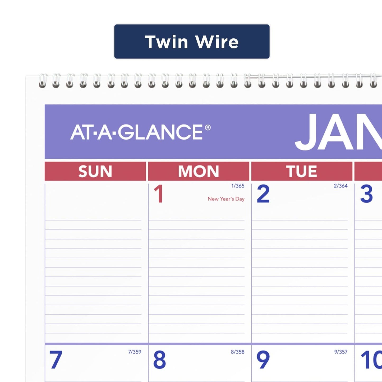 AT-A-GLANCE 2025 Wall Calendar, 15-1/2" x 22-3/4", Large (PM32825)